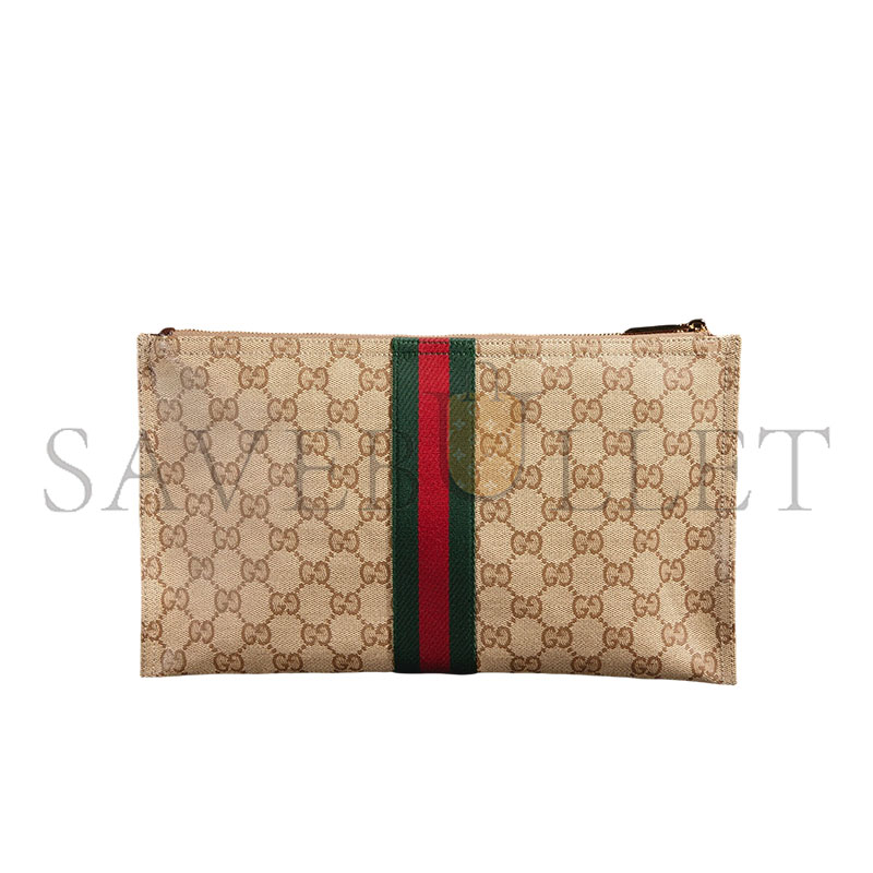 GUCCI LARGE POUCH WITH WEB 876054 (30*19cm)